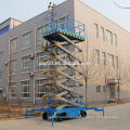 Movable hydraulic scissor single man sky lift for sale